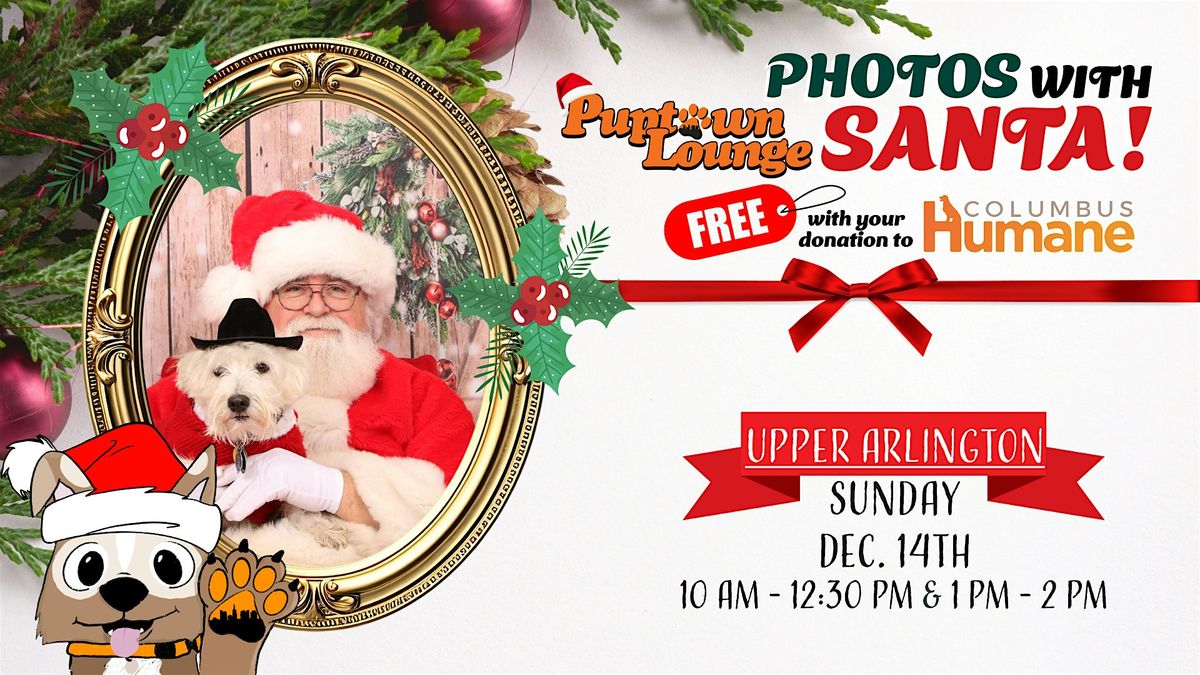 Puptown Lounge UA Photos with Santa