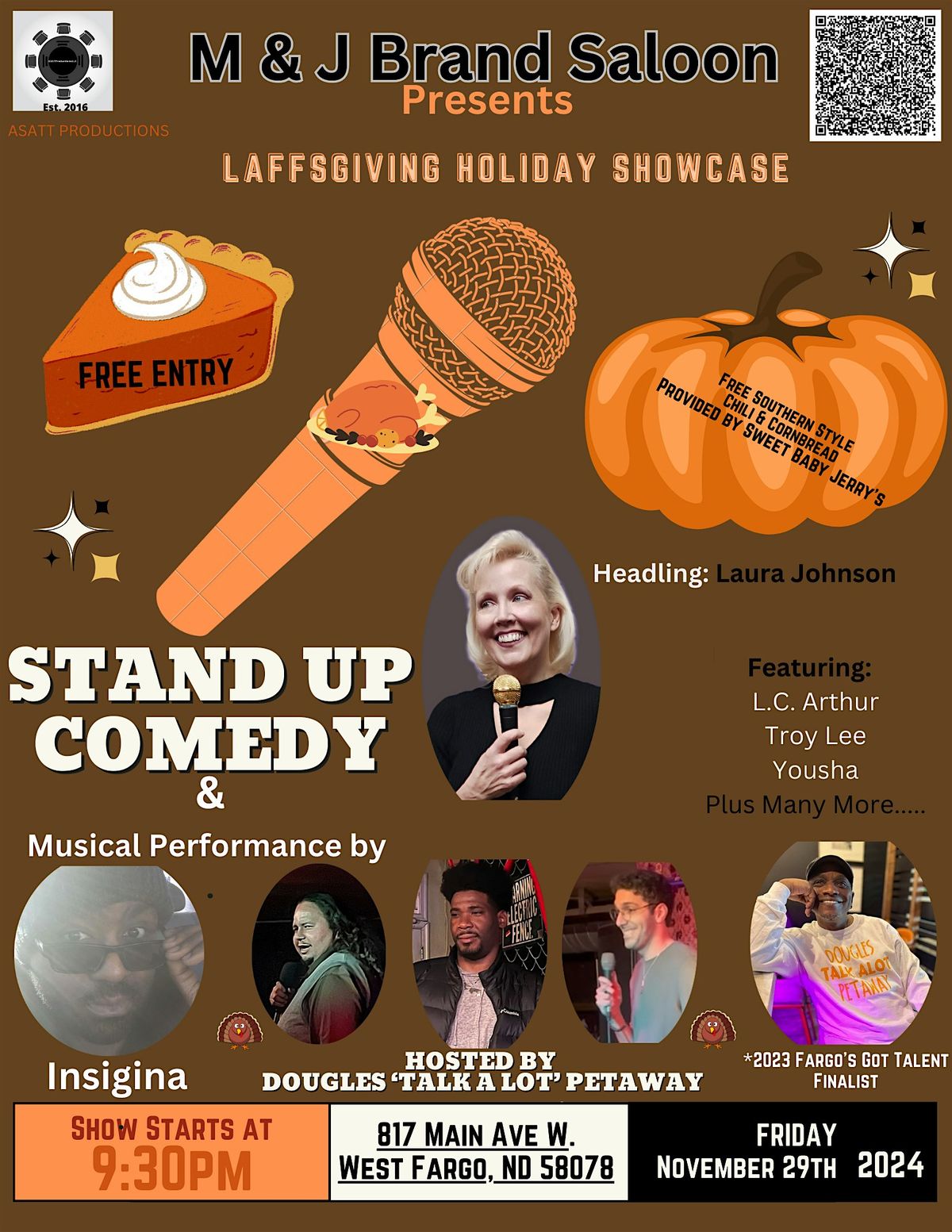 Laffsgiving Holiday Comedy Showcase