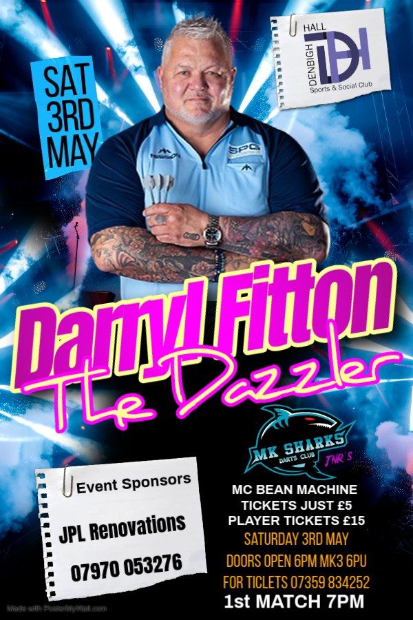 Darryl Fitton Darts Exhibition