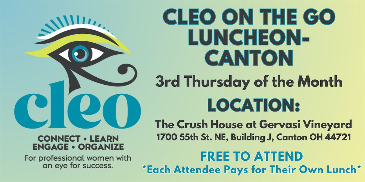 2025 CLEO on the Go Luncheons - Canton