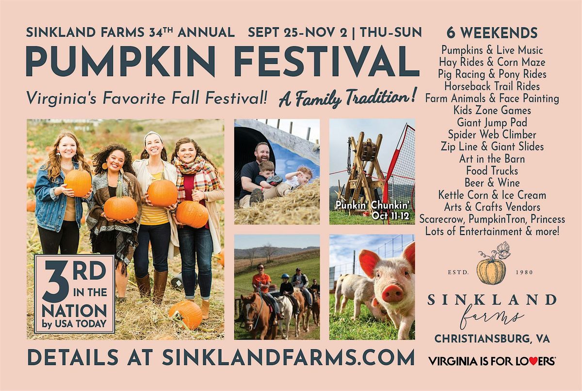 Sinkland Farms 34th Annual Pumpkin Festival