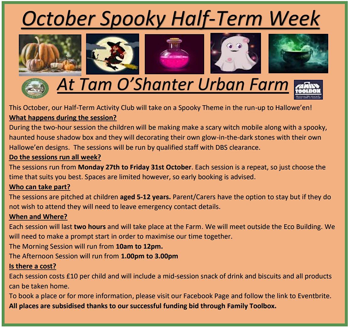 October Spooky Half-Term Week