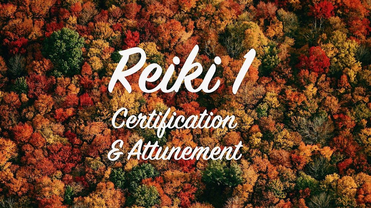 Reiki 1 Certification & Attunement