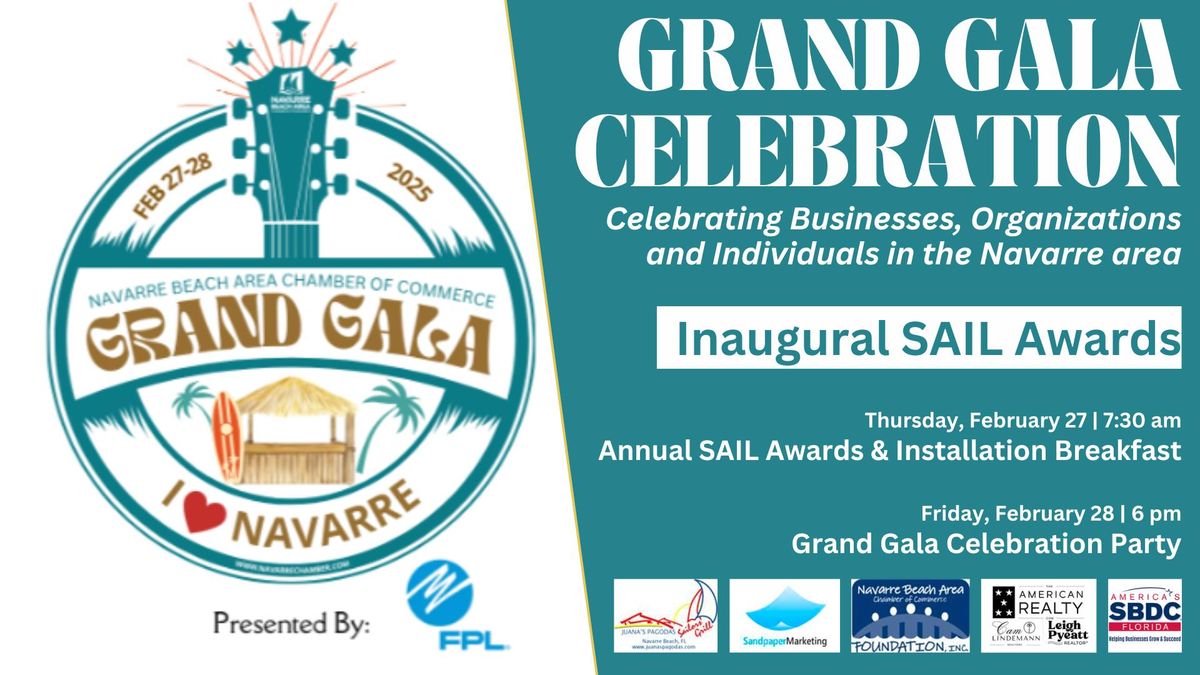 Grand Gala Celebration: Annual Awards & Installation and Party