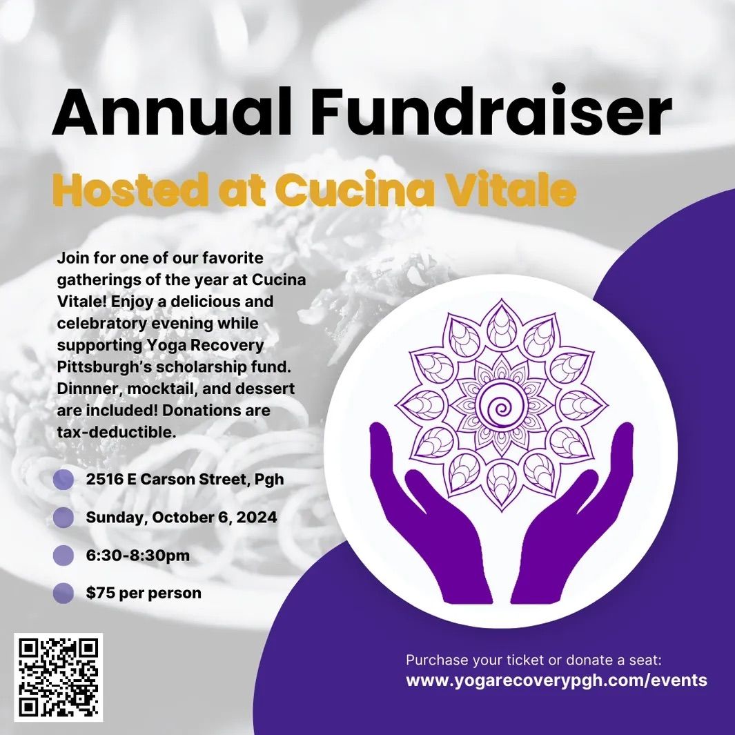 Annual Fundraiser for Yoga Recovery Pittsburgh