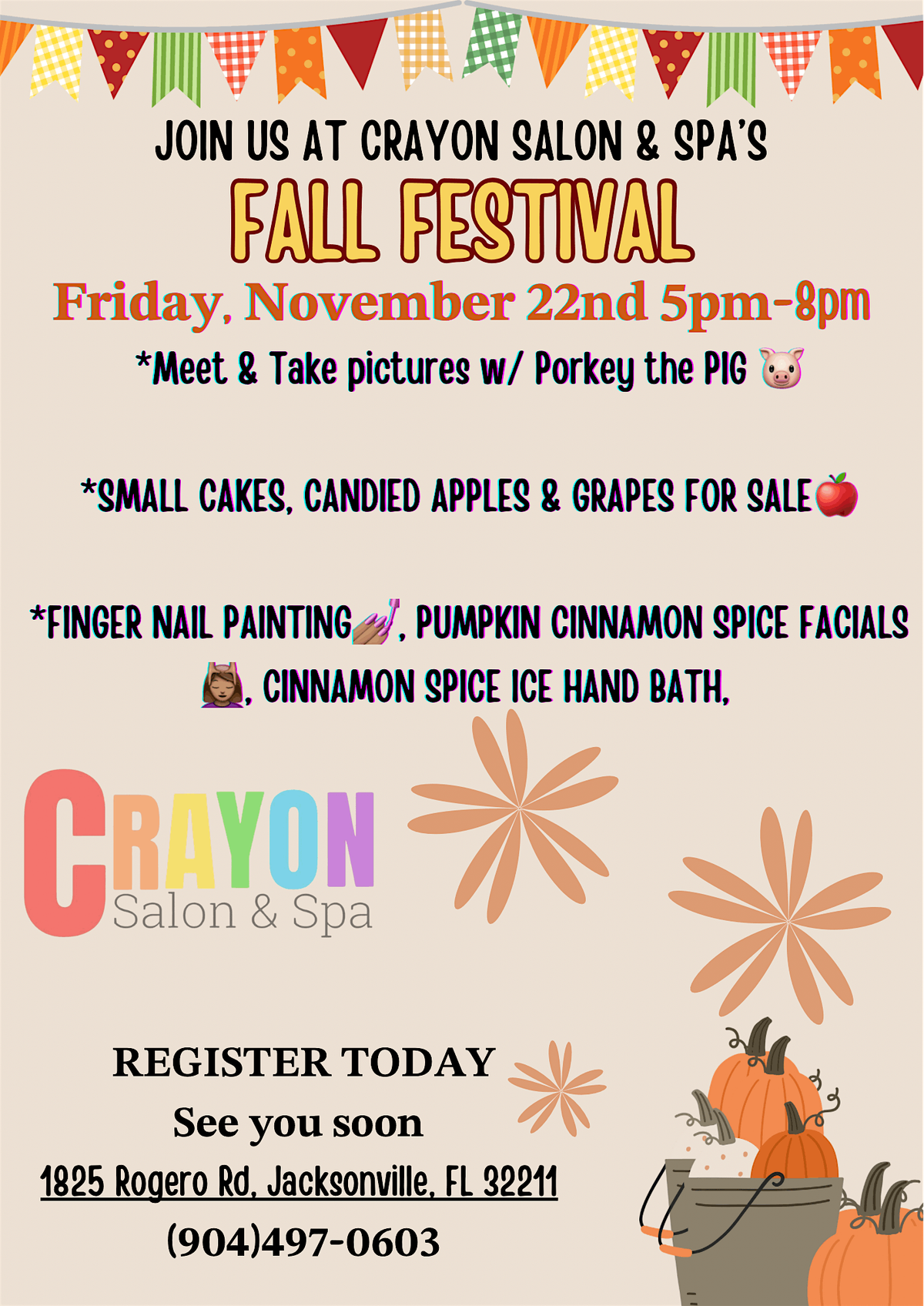 Fall Festival at Crayon Salon & Spa