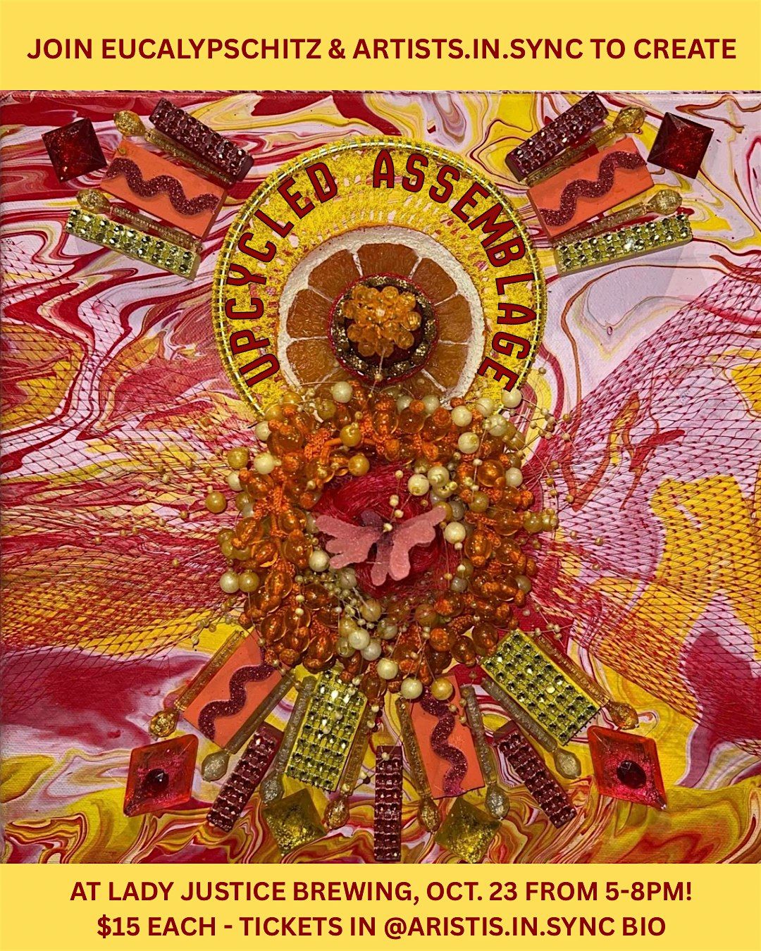 Upcycled Assemblage - a Collage Night