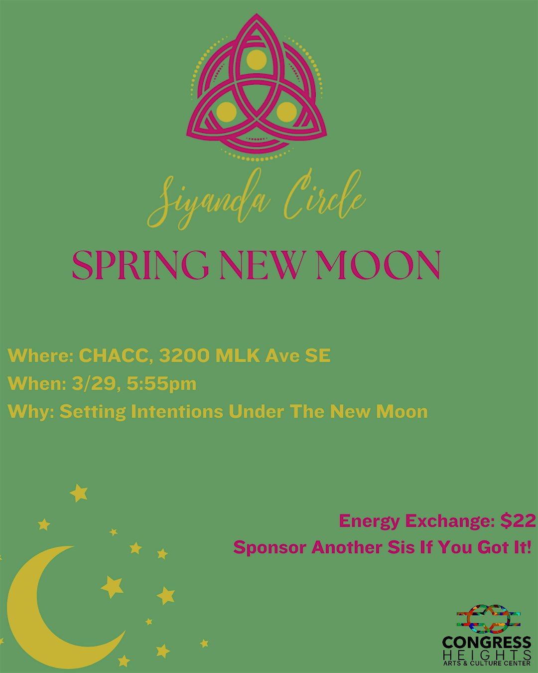 Spring New Moon Siyanda Sista Circle