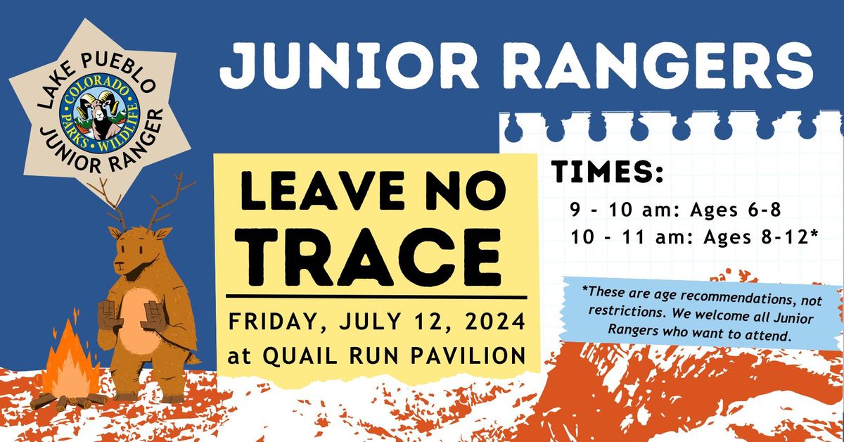 Junior Rangers: Leave No Trace