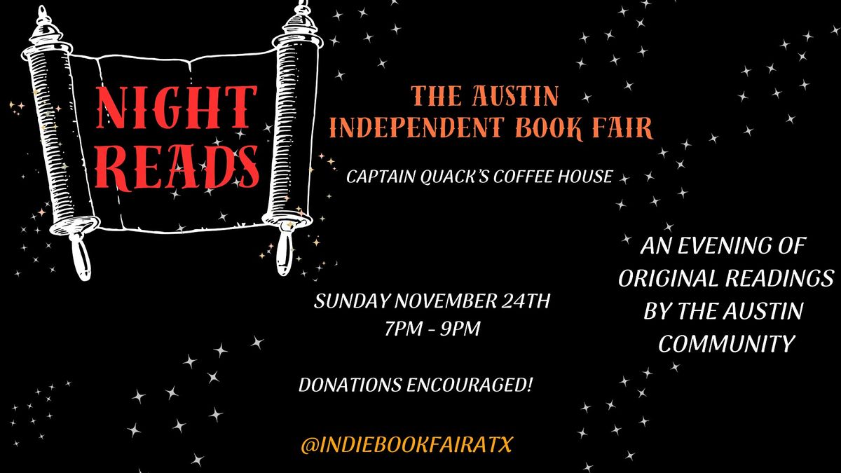 Austin Indie Book Fair Presents: Night Reads