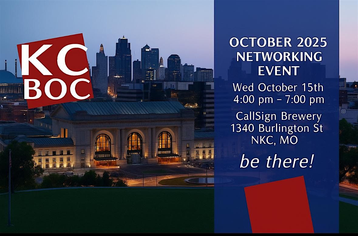 KCBOC Social & Networking Event October 2025