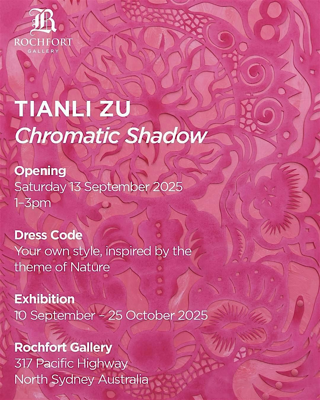 CHROMATIC SHADOW TIANLI ZU SOLO EXHIBITION