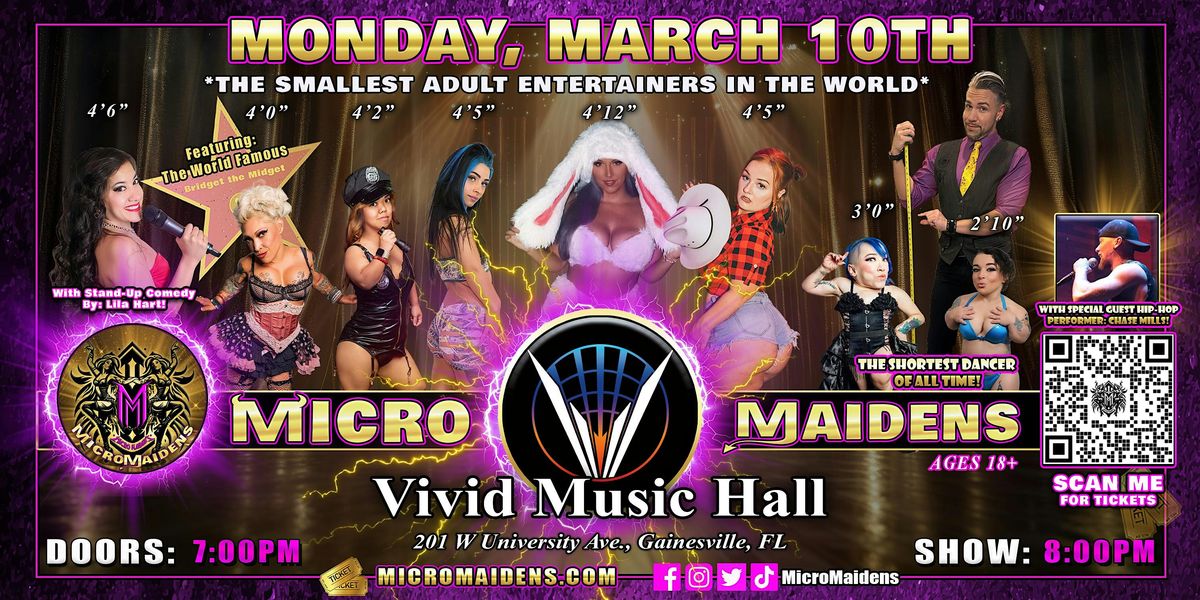 Gainesville, FL - Micro Maidens Tiny Dancers #2 @Vivid Music Hall - 18+