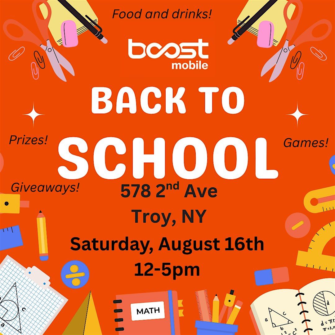 Boost Back to School Event