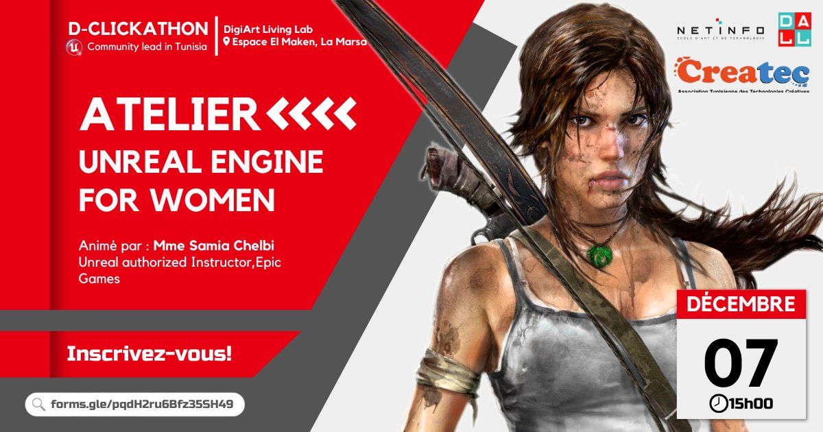 Atelier "Unreal Engine 4 Women" (D-Clickathon 2024)