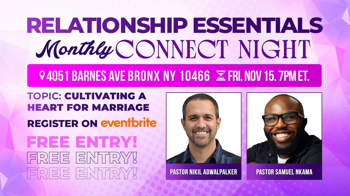 Relationship Essentials Monthly Connect Night