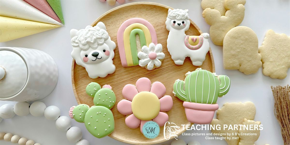 11:00am  Llama Love Cookie class