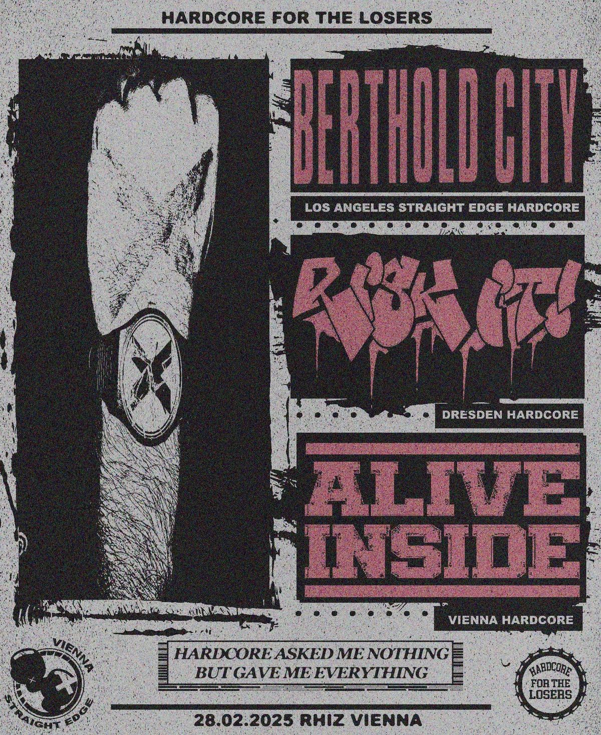 BERTHOLD CITY (US), RISK IT (DE), ALIVE INSIDE