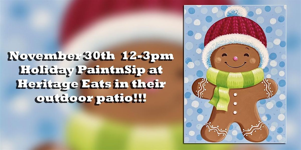 Holiday PaintnSip Class at Heritage Eats