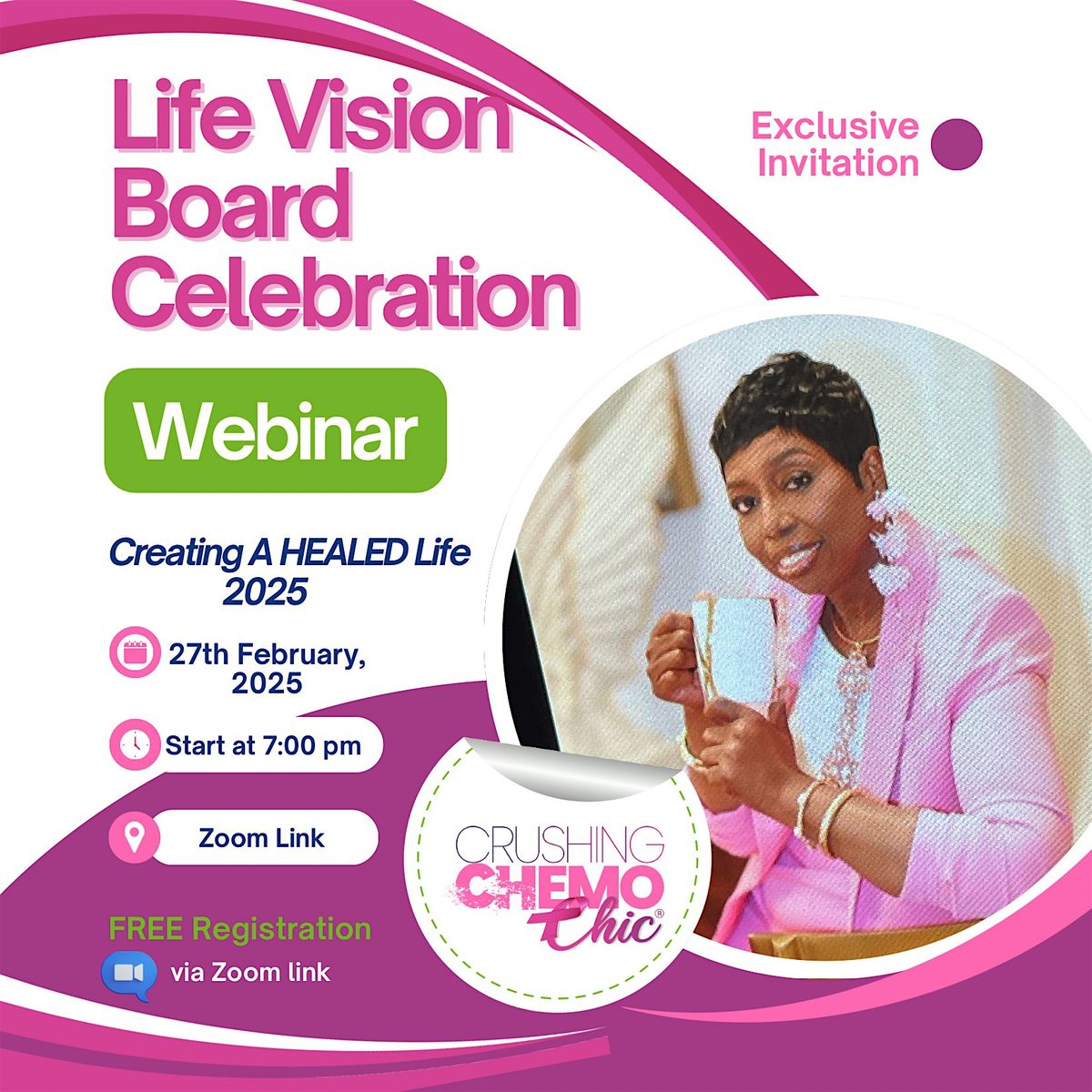 Cancer Champions Life Vision Board Celebration 2025