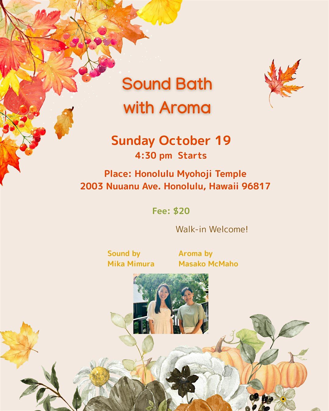 Sound Bath with Aroma