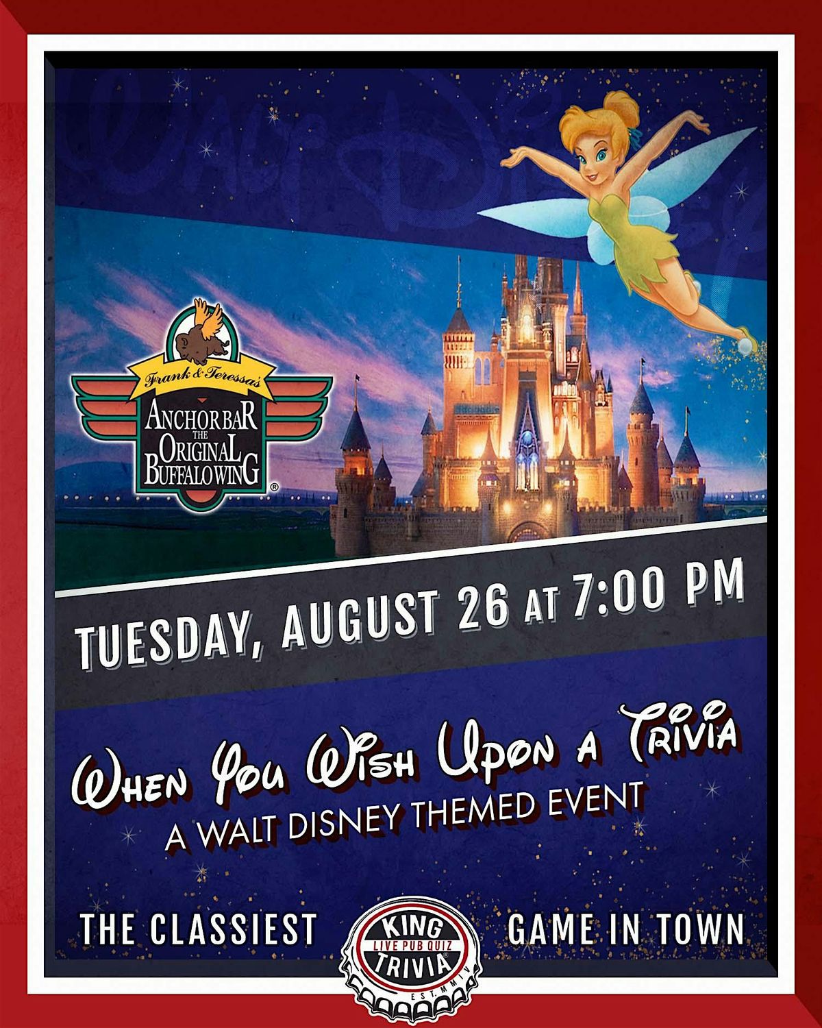 Disney Themed Trivia Night at Anchor Bar Leesburg