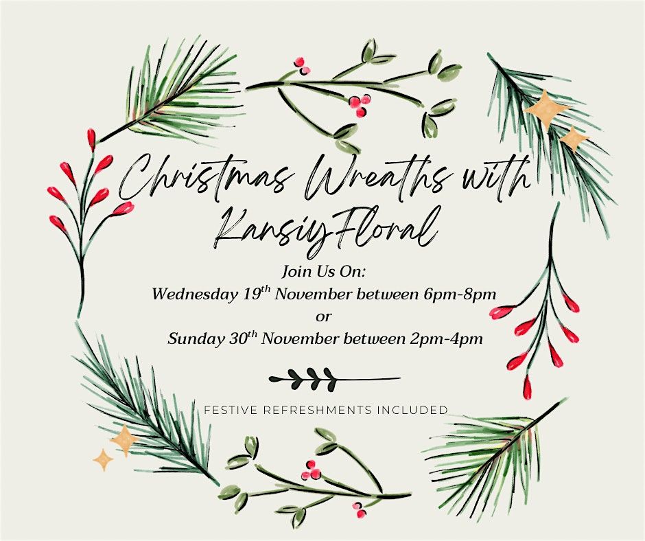 Christmas Wreaths with Kansiy Florals