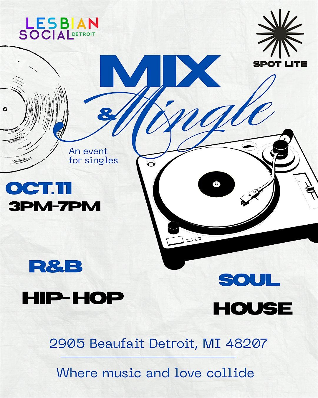 Mix and Mingle: An event for singles