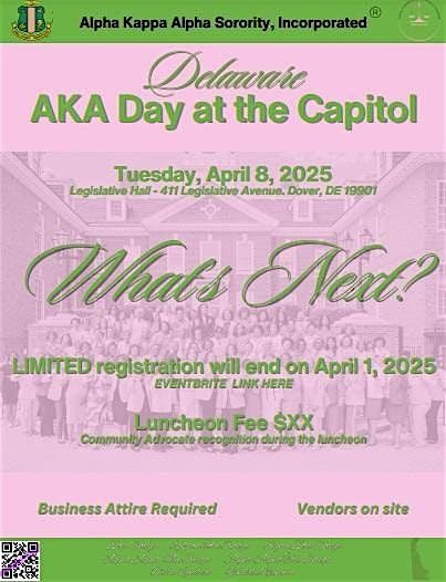 AKA Day at the Capitol Delaware Chapters