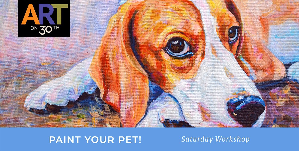 SAT AM - Paint Your Pet workshop with Stephanie