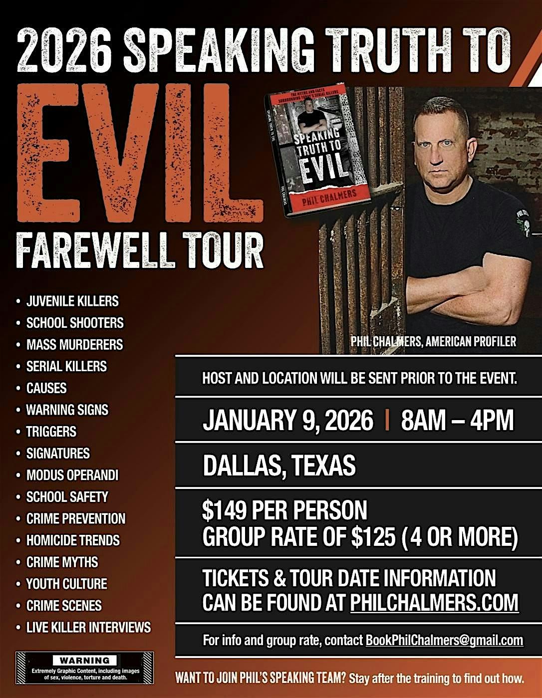 Speaking Truth to Evil-Farewell Tour-Atlanta, GA