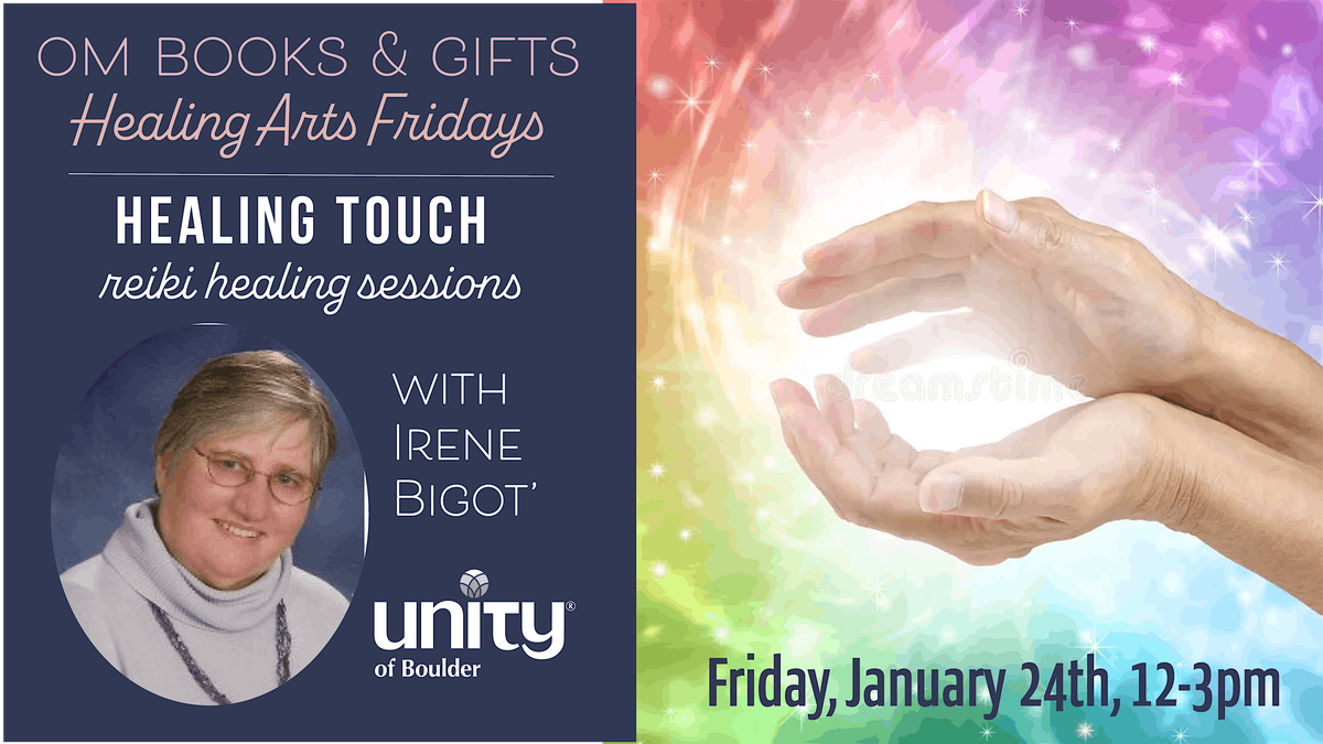 Healing Touch Energy Medicine Sessions with Practitioner Irene Bigot'