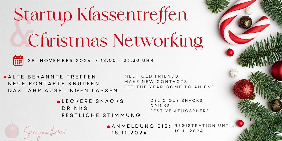 Startup Klassentrefffen + Christmas Networking