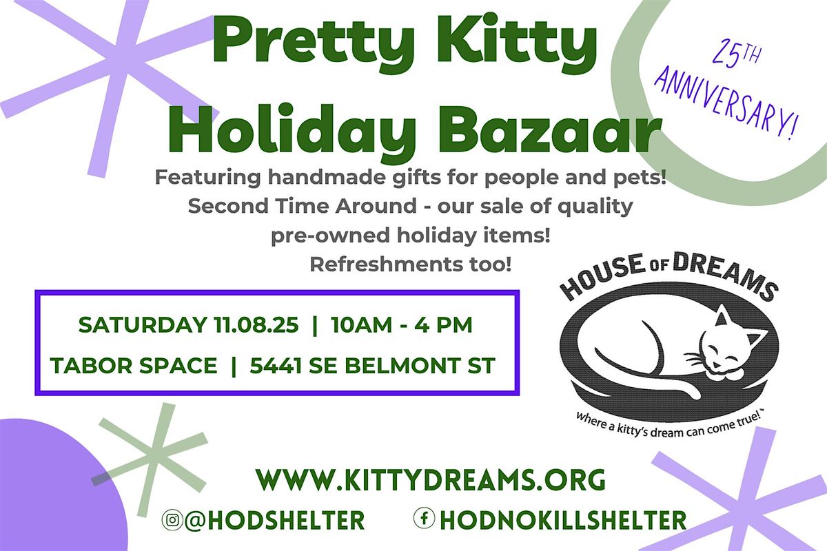 25th Annual Pretty Kitty Holiday Bazaar