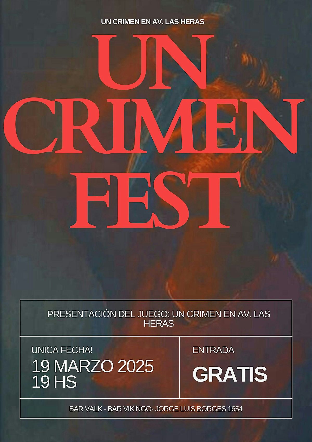 Un Crimen Fest - Un Crimen en Av. Las Heras