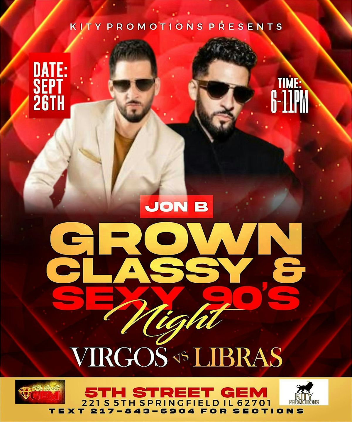 Grown, Classy & Sexy 90\u2019s  Virgos vs Libras Bash