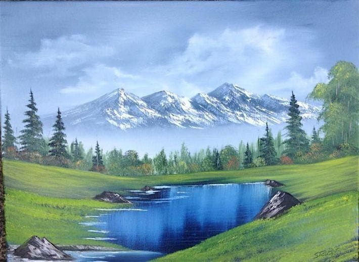 Bob Ross Oils Class Sun.  Aug. 24th 9am - 3pm $95 Includes All Materials
