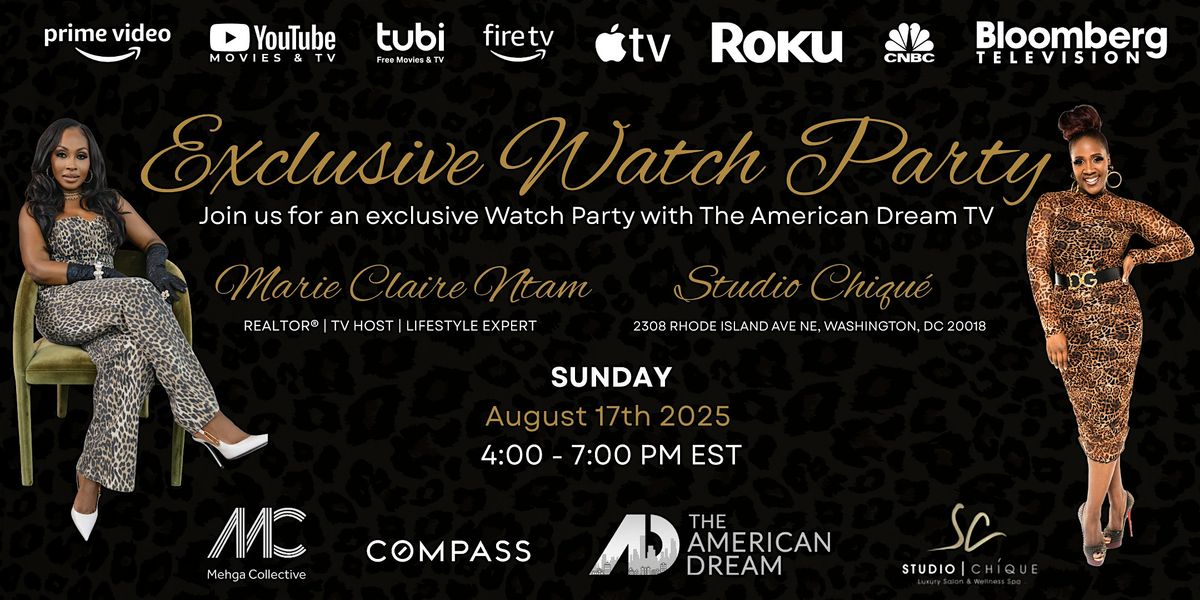 ADTV Exclusive Watch Party ~  Studio Chiqu\u00e9