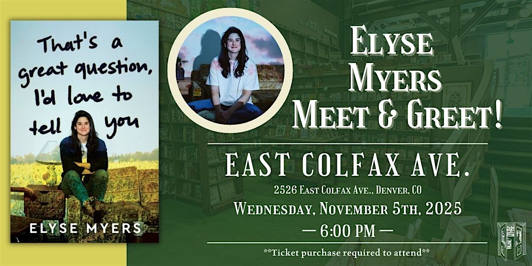 Elyse Myers Live at Tattered Cover Colfax