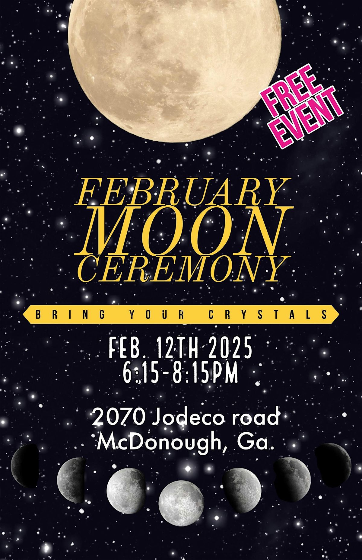 February Full Moon Ceremony\/Free Event