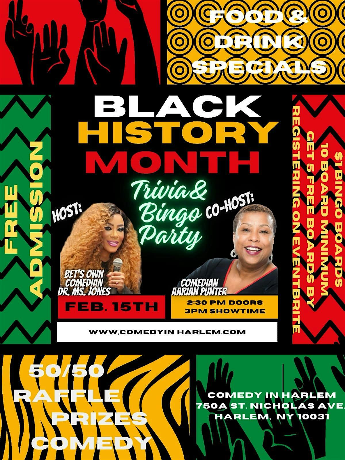 Black History Month Trivia & Bingo Party