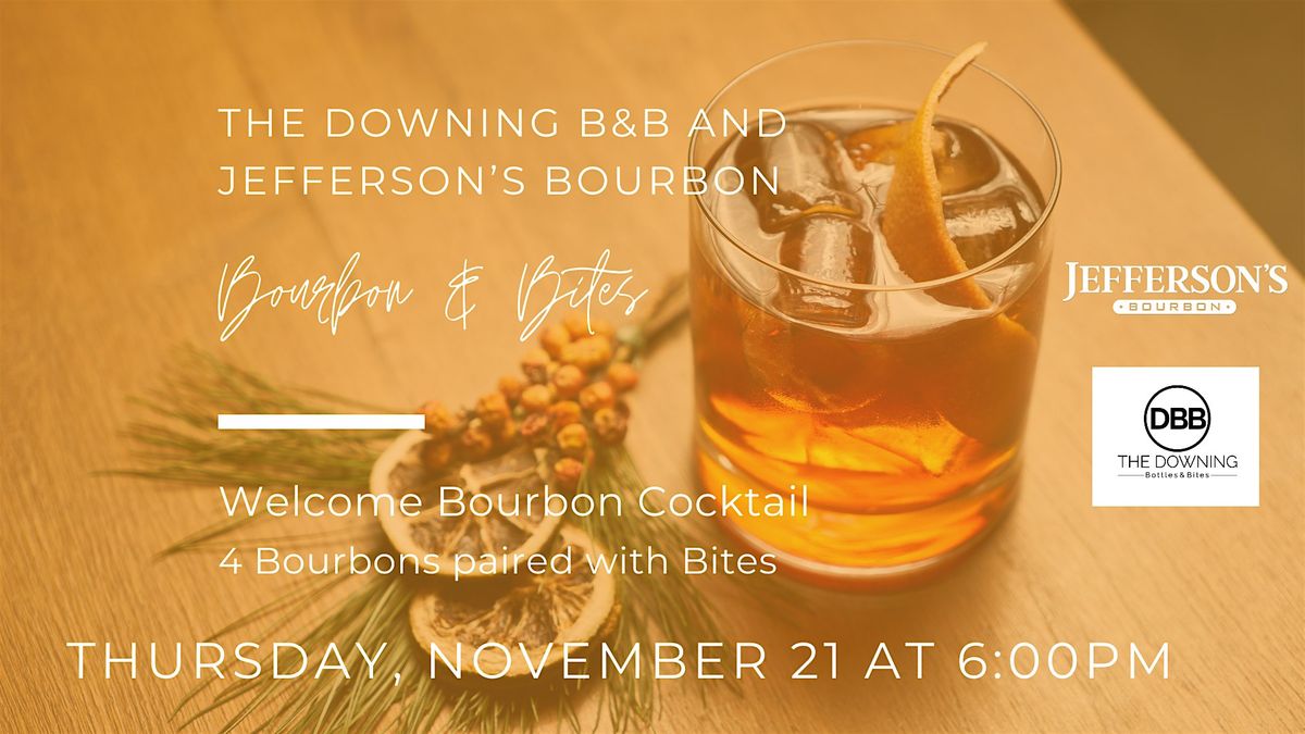 Jefferson's Bourbon Ocean Series Tasting & Food Pairing