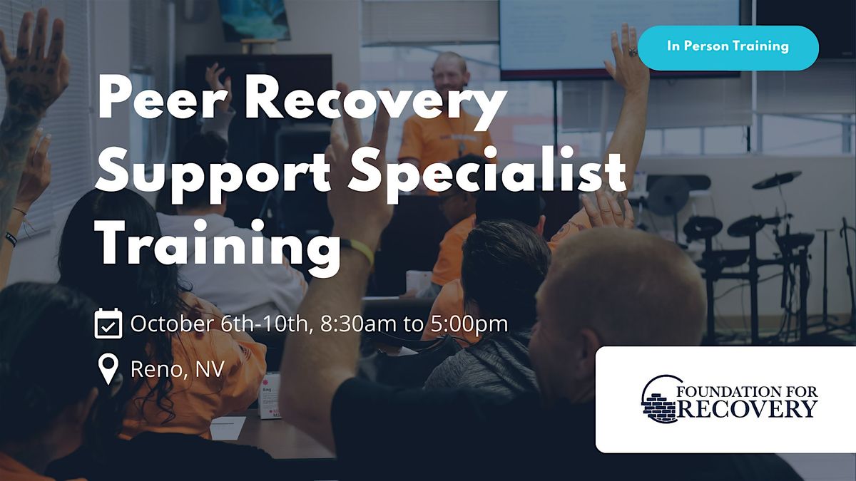 Peer Recovery Support Specialist Training