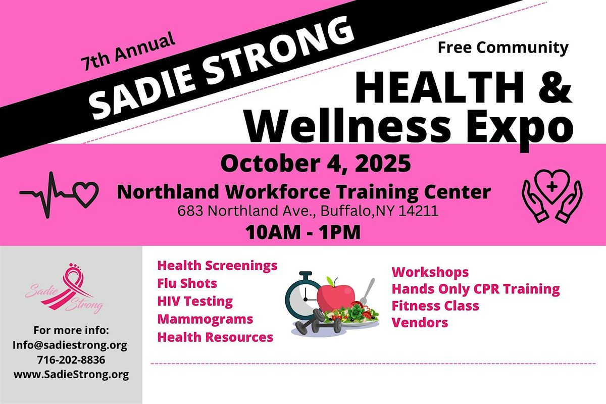 7th Annual Sadie Strong Community Health and Wellness Expo