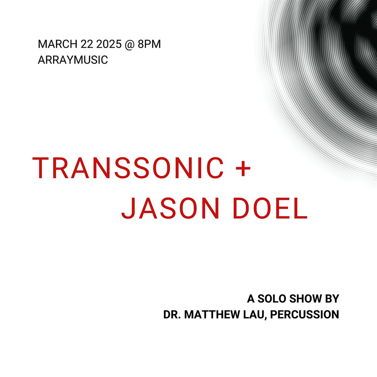 Freesound & Arraymusic Present: Transsonic!