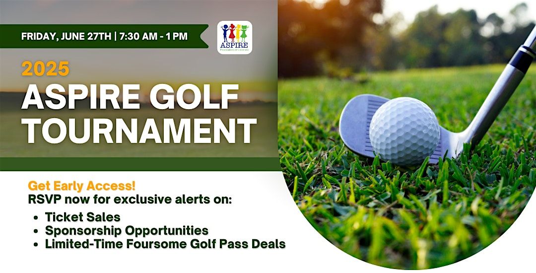 The ASPIRE Foundation Golf Tournament