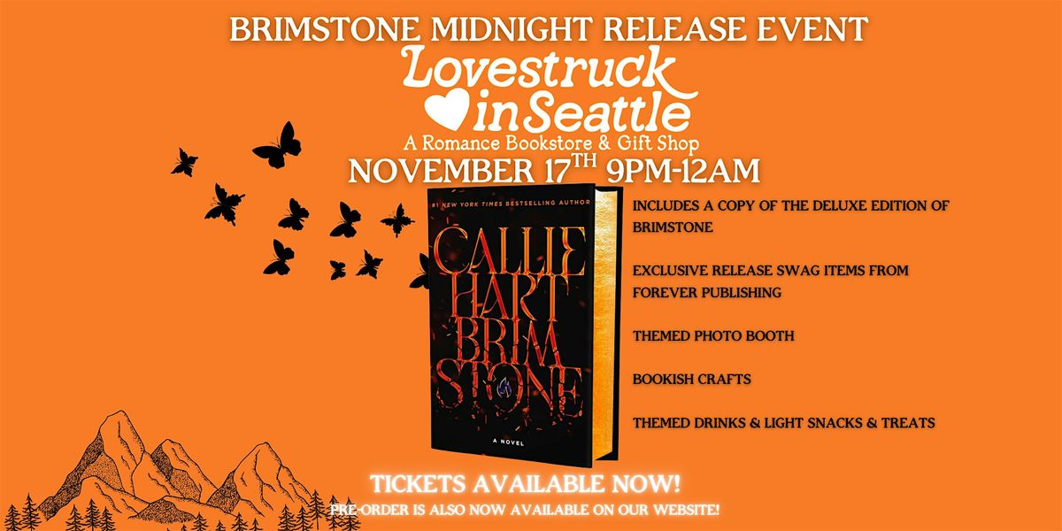 Brimstone by Callie Hart | Midnight Release Party