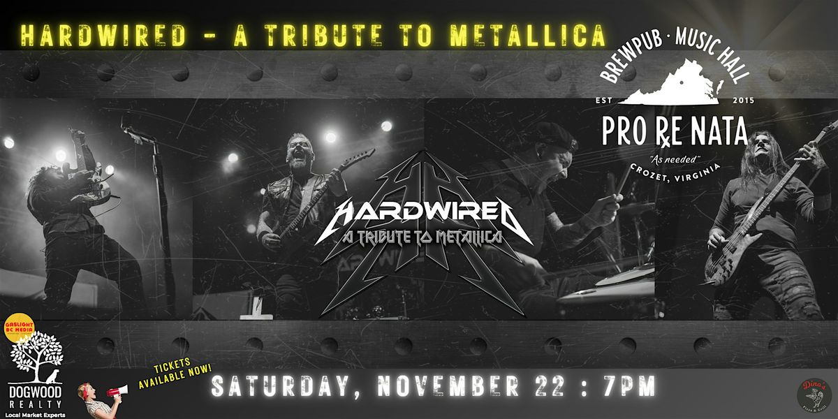 Hardwired: A Tribute To Metallica @ Pro Re Nata