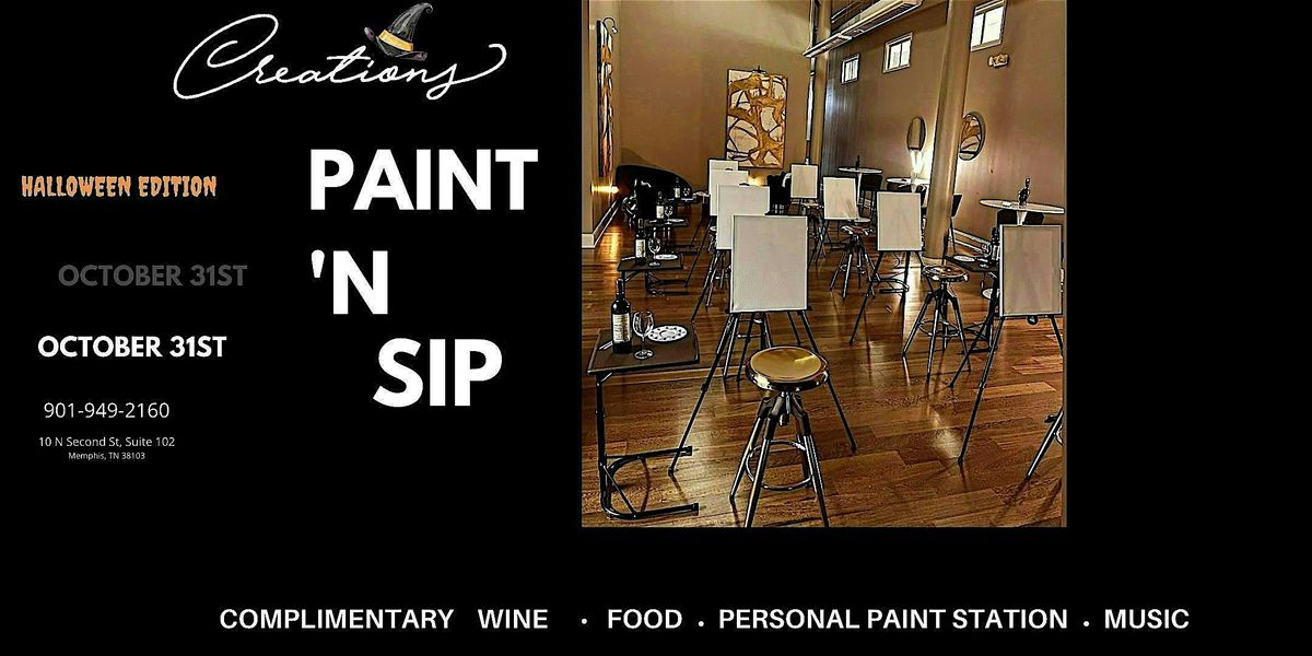 Halloween Paint 'N Sip