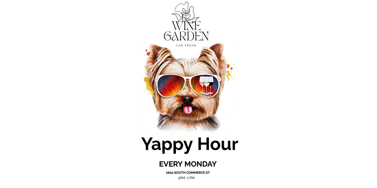 Yappy Hour at the Wine Garden